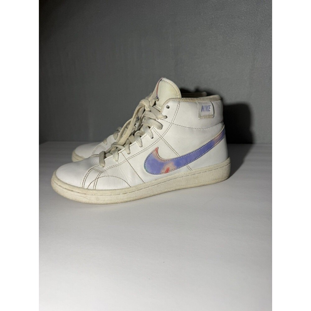 Women’s Nike Court Royale 2 Mid Top Trainers White/Purple Size 7.5 US